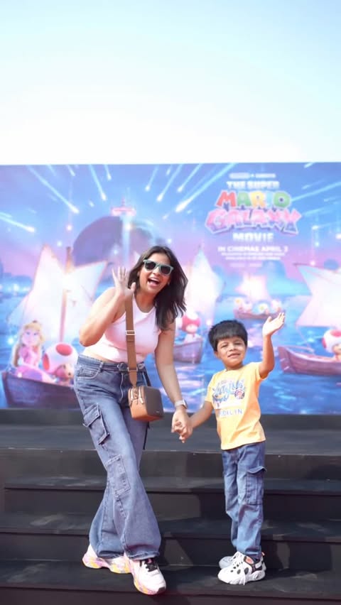 Instagram post by @diaper_and_mommy for Universal Pictures. Caption reads: [...] Galaxy Movie — April 3 🎬 . .....