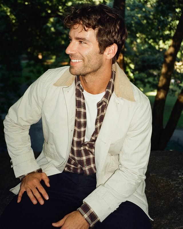 Instagram post by @taylorjphillips for J.Crew. Caption reads: My favorite season is @jcrew. I mean fall, my....