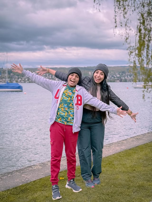 Instagram post by @pinkeypreet for FirstCry. Caption reads: #Collaboration with @FirstcryIndia
Winter....