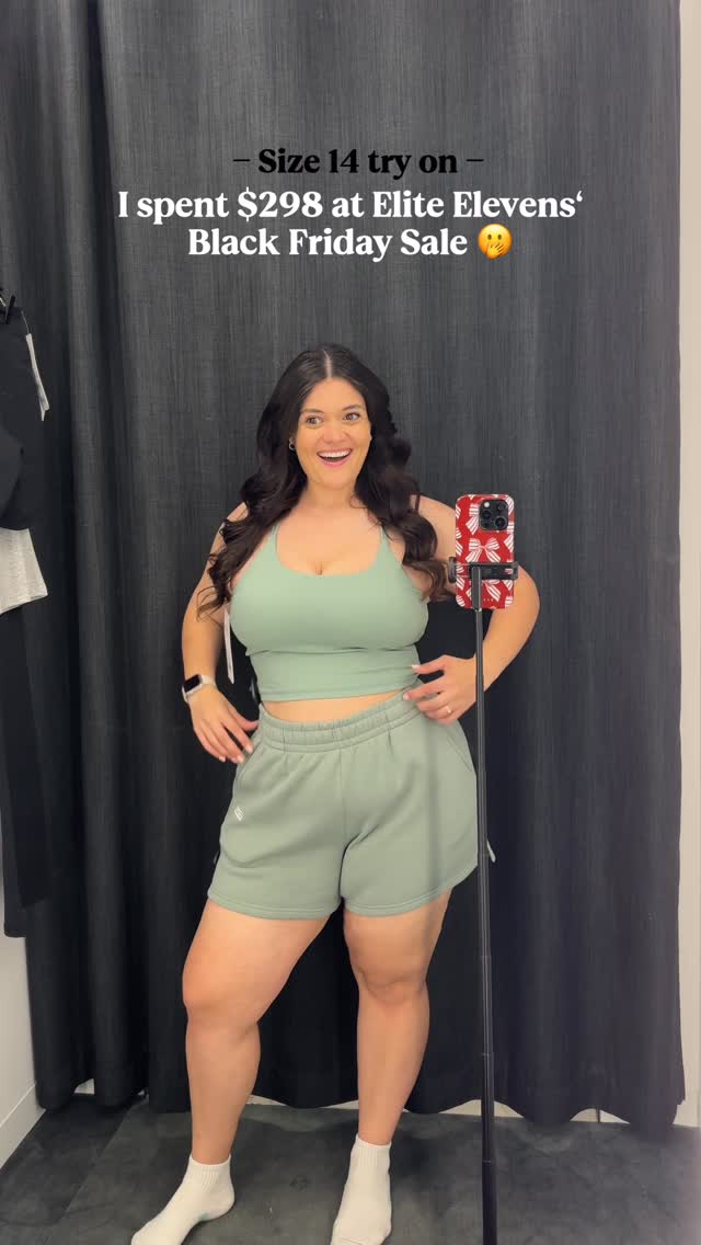 Instagram post by @xanthia_efthymiou for Elite Eleven Sporting. Caption reads: I actually can’t believe how much I saved during....