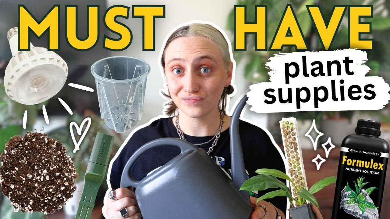 YouTube post by @GoodGrowing for Soltech. Caption reads: The Plant Care Supplies I Can’t Live Without 🪴.