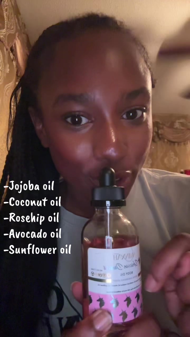 TikTok post by @d.aniellel for Aminnah. Caption reads: Will have you smelling good all day😏@AMINNAH....