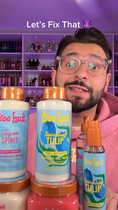 Instagram post by @paulreactss for Treehut. Caption reads: [...] Peach collections now at Ulta Beauty!!....