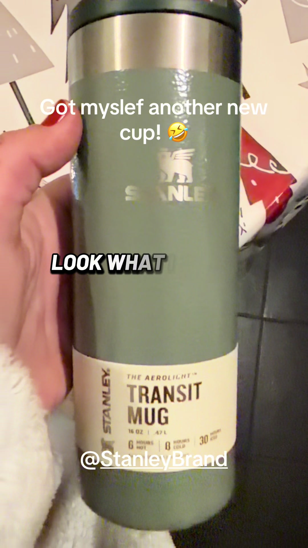 TikTok post by @jessica01985 for Stanley 1913. Caption reads: I freaking love my tumblers.. I must have 15 maybe....