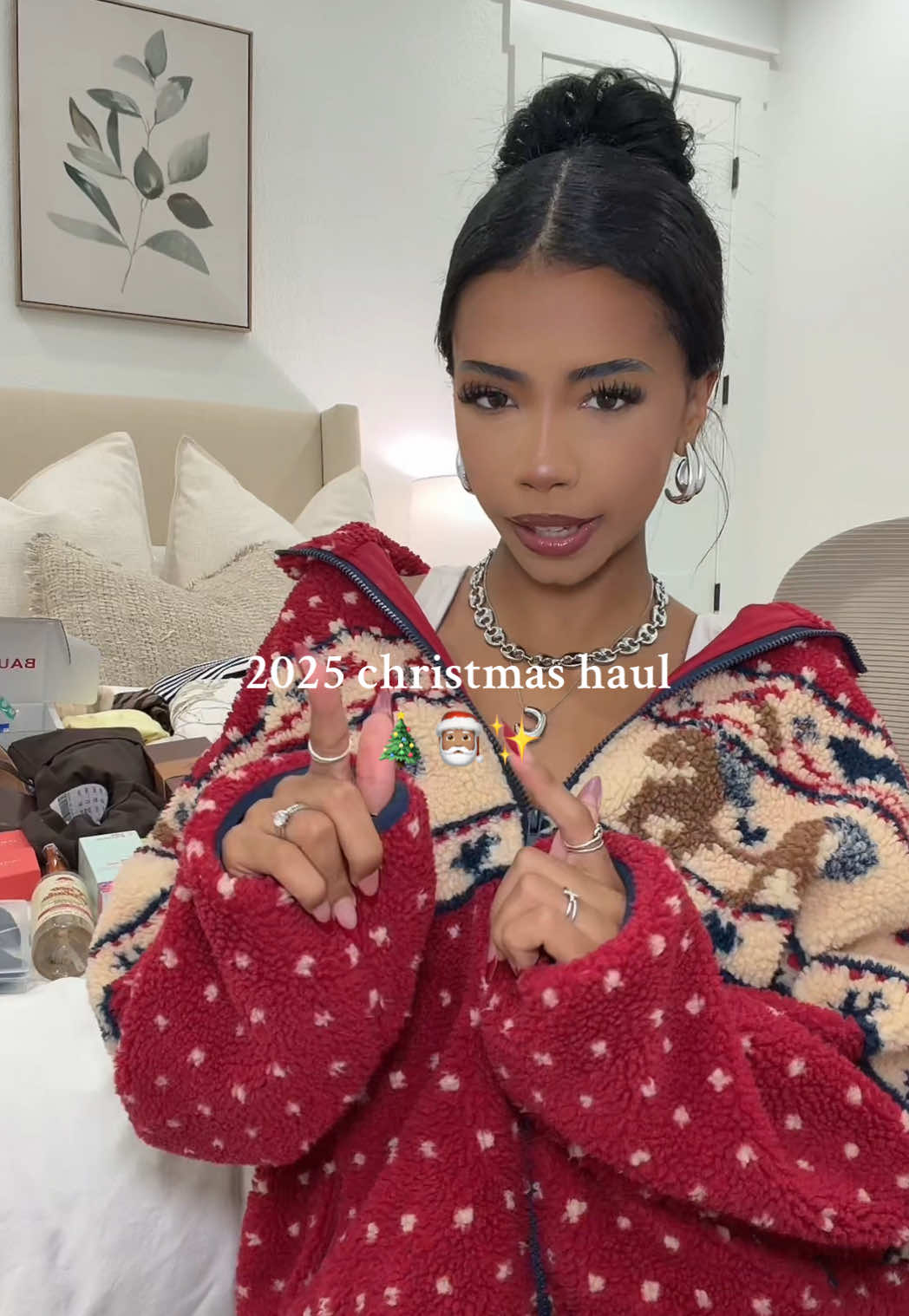 TikTok post by @ciara..sanders for Brandy Melville. Caption reads: [...] haul @Edikted @abercrombie @Brandy Melville....