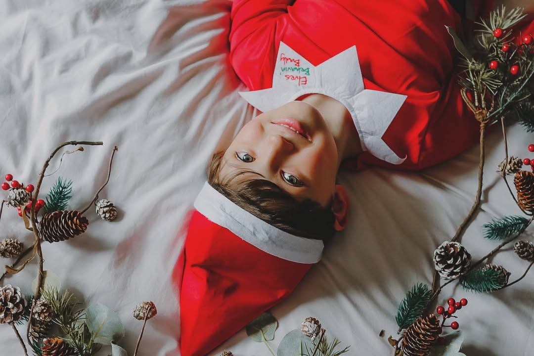 Instagram post by @life_with_the_cookes for Smiffys. Caption reads: [...] of Louis showed up today in his festive....