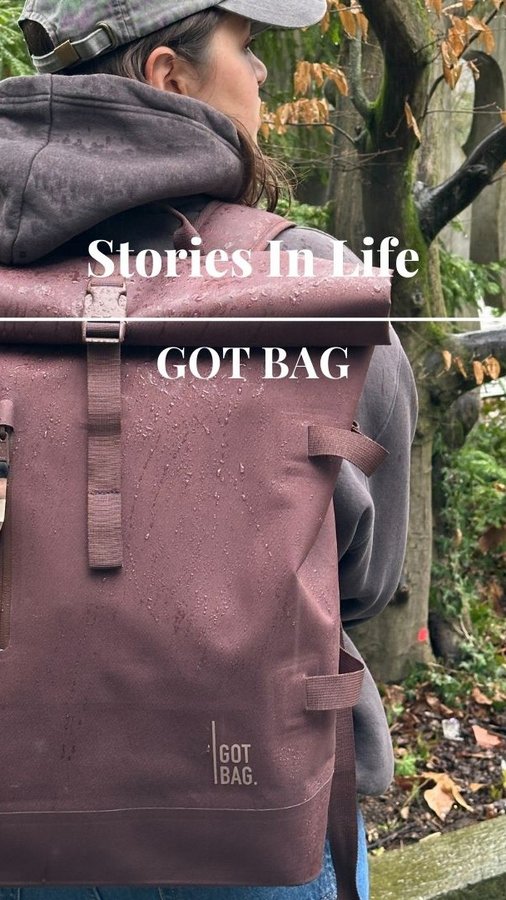 Instagram post by @iburcuemeksiz for GOT BAG. Caption reads: [...] share my new long-term companion from....