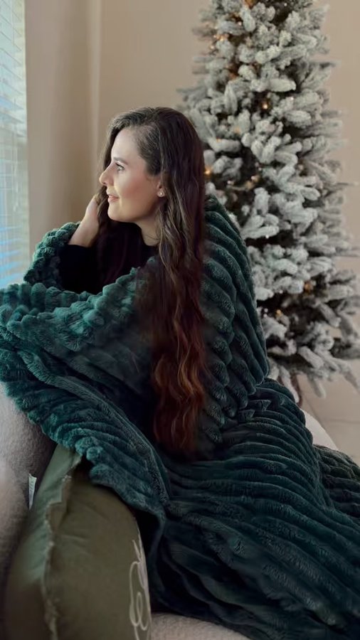 Instagram post by @thesunshinestatemom for Bedsure Home. Caption reads: There’s soft… and then there’s GentleSoft™.  
This....