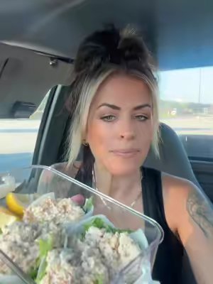 TikTok post by @mom_kendyl2828 for Mike's Hot Honey. Caption reads: [...] @Mike’s Hot Honey @OLIPOP....