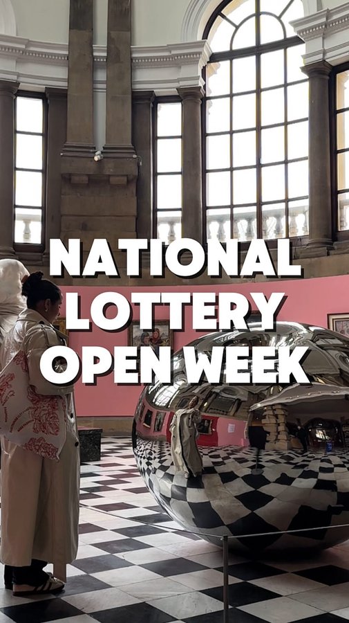 Instagram post by @aceagrams for National Lottery Good Causes. Caption reads: If one of your 2025 goals was to start saying yes....