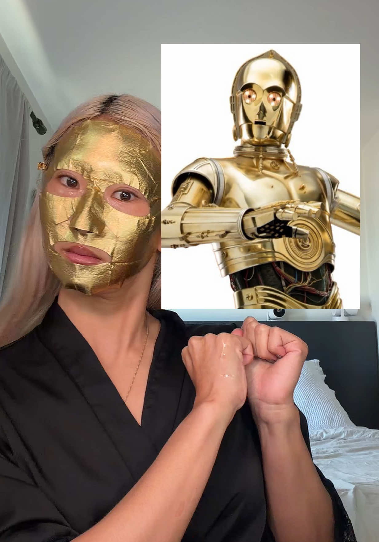 TikTok post by @vivianyunn for Cocomint Beauty. Caption reads: [...] creates is *chefs kiss for my skin....