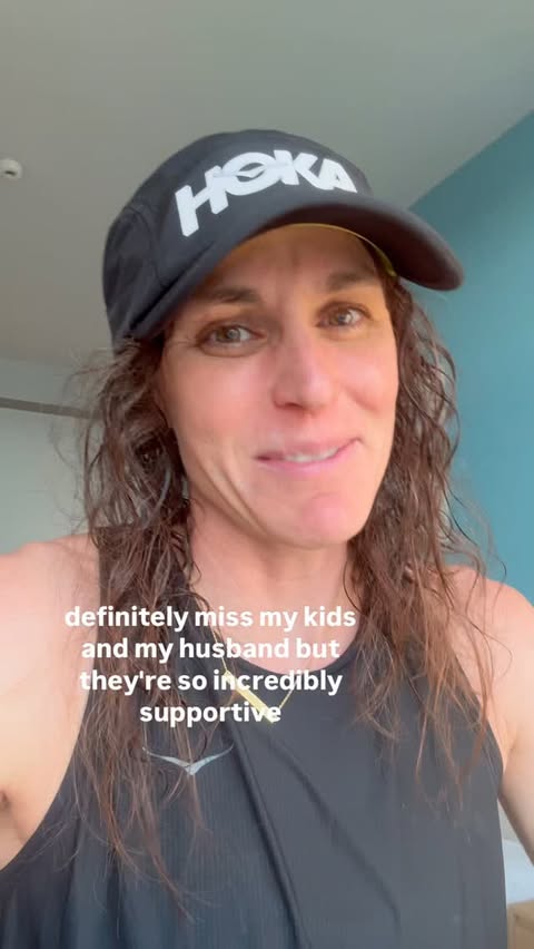 Instagram post by @gwenjorgensen for ROKA. Caption reads: [...] you to my sponsors @hoka @bekenetik @roka....