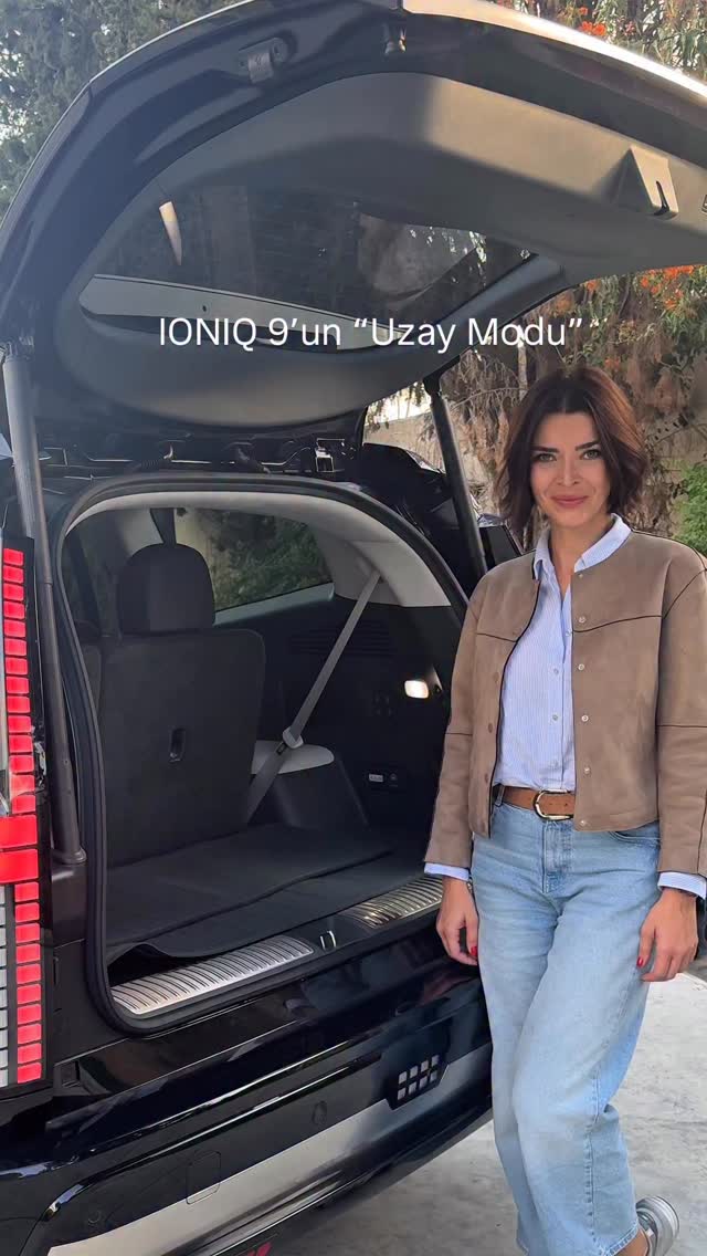 Instagram post by @pelinerbill for Hyundai. Caption reads: Sessizliğin gücünü hissettin mi? #hyundai #ioniq9....