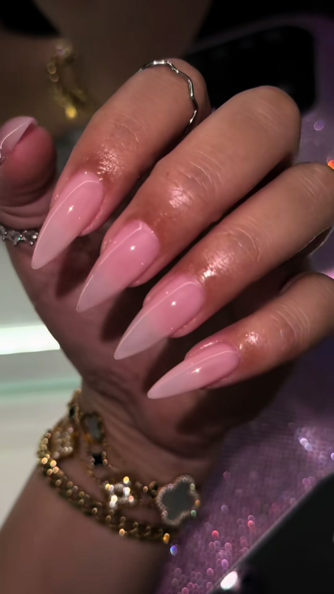 TikTok post by @nailz_by_ashleyyy for BeetlesGelPolish. Caption reads: [...] this kit to your cart! @BeetlesGelPolish....