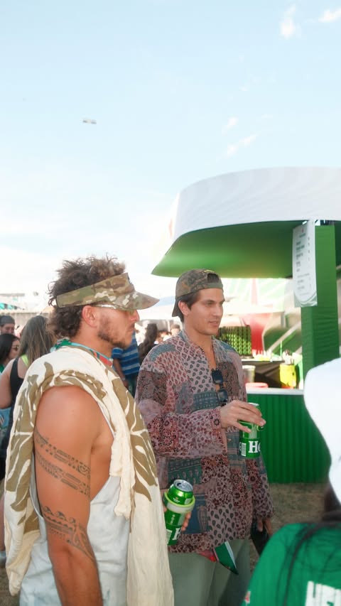 Instagram post by @tejasbleu for Heineken. Caption reads: #Ad21+ @heineken_us POV: Day in the life at....