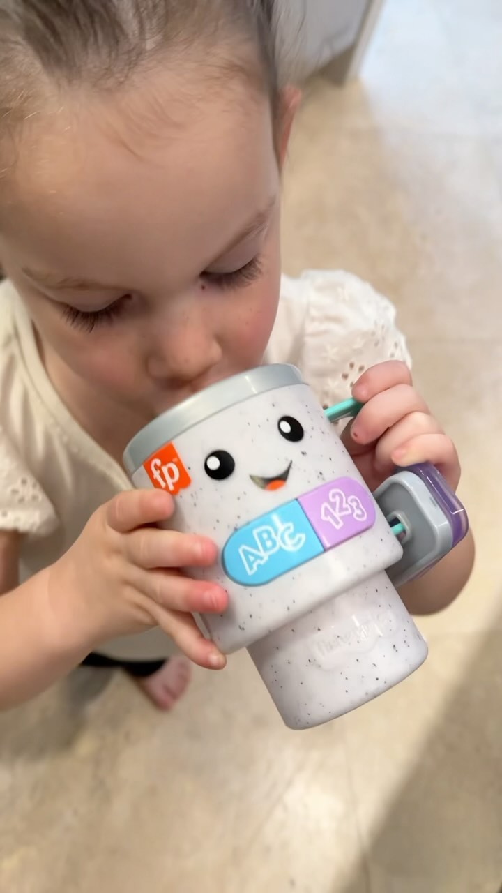 Instagram post by @mothercould for Fisher-Price. Caption reads: Just like mom and dad, but in their own adorable....