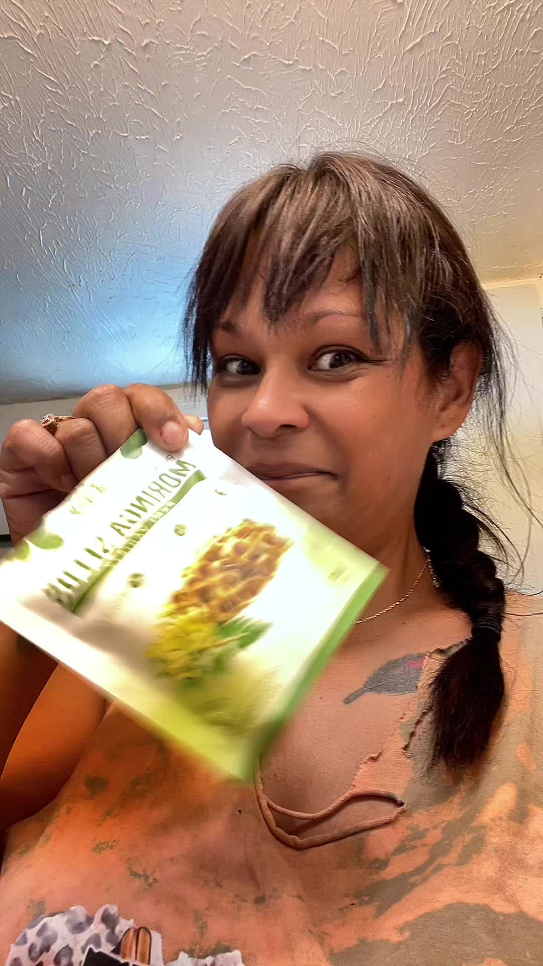 TikTok post by @tashie_the_affiliate1 for MoringawithBarry. Caption reads: [...] all I love them. #naturalwellness....