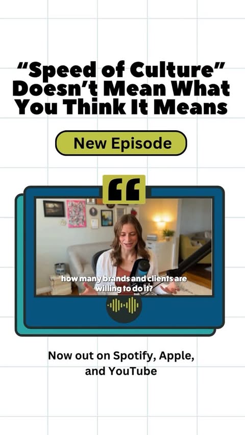 Instagram post by @stuffaboutadvertising for Ogilvy. Caption reads: Moving at the speed of culture ≠ posting....