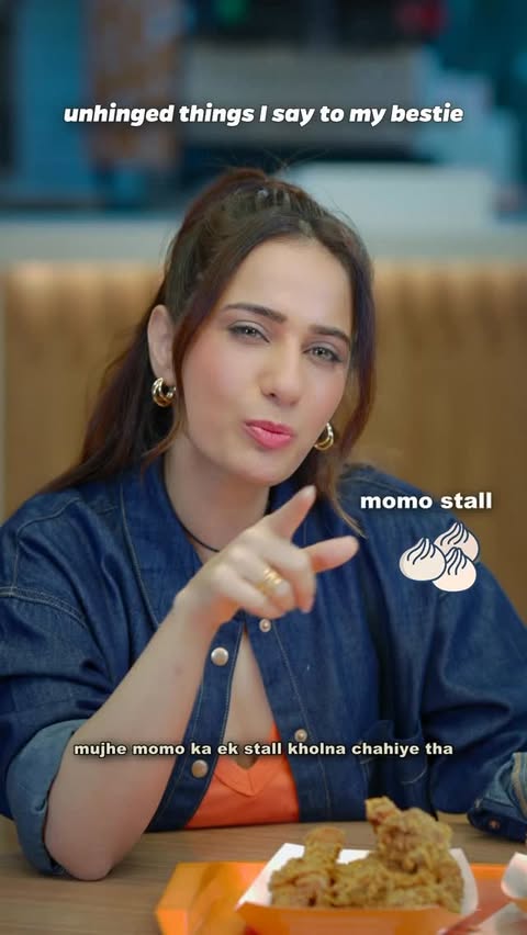 Instagram post by @kushakapila for Popeyes. Caption reads: [...] elevate the flavors of your favourite....