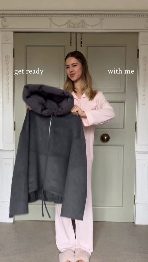 Instagram post by @maia_andrews for Marks and Spencer. Caption reads: off to the Christmas Market 🎄 @marksandspencer AD.