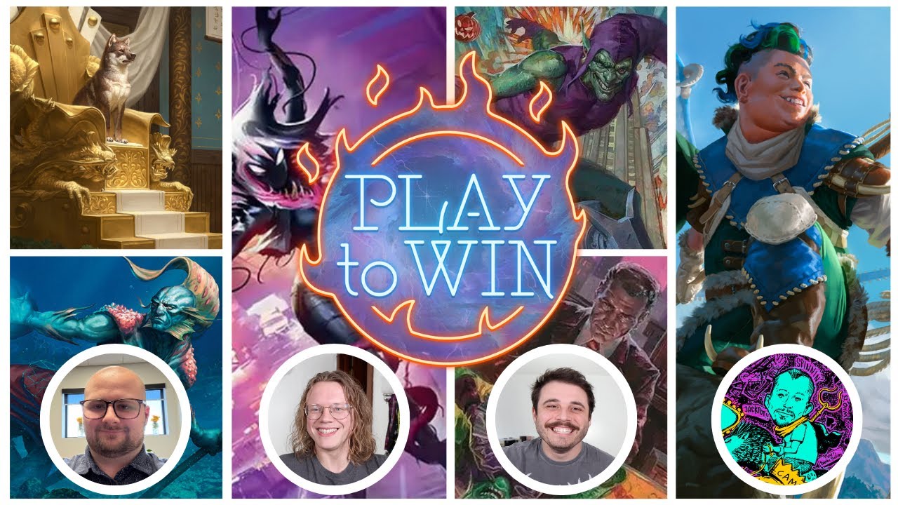 YouTube post by @PlaytoWinMTG for Dragon Shield. Caption reads: IS THIS REALLY A MIDRANGE META? YOSHI/THRAS vs....