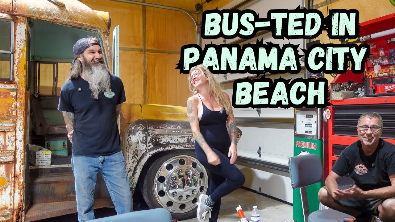 YouTube post by @SawKustomz for Arccaptain. Caption reads: Bust-ed in Panama City with Chasing Patina.
