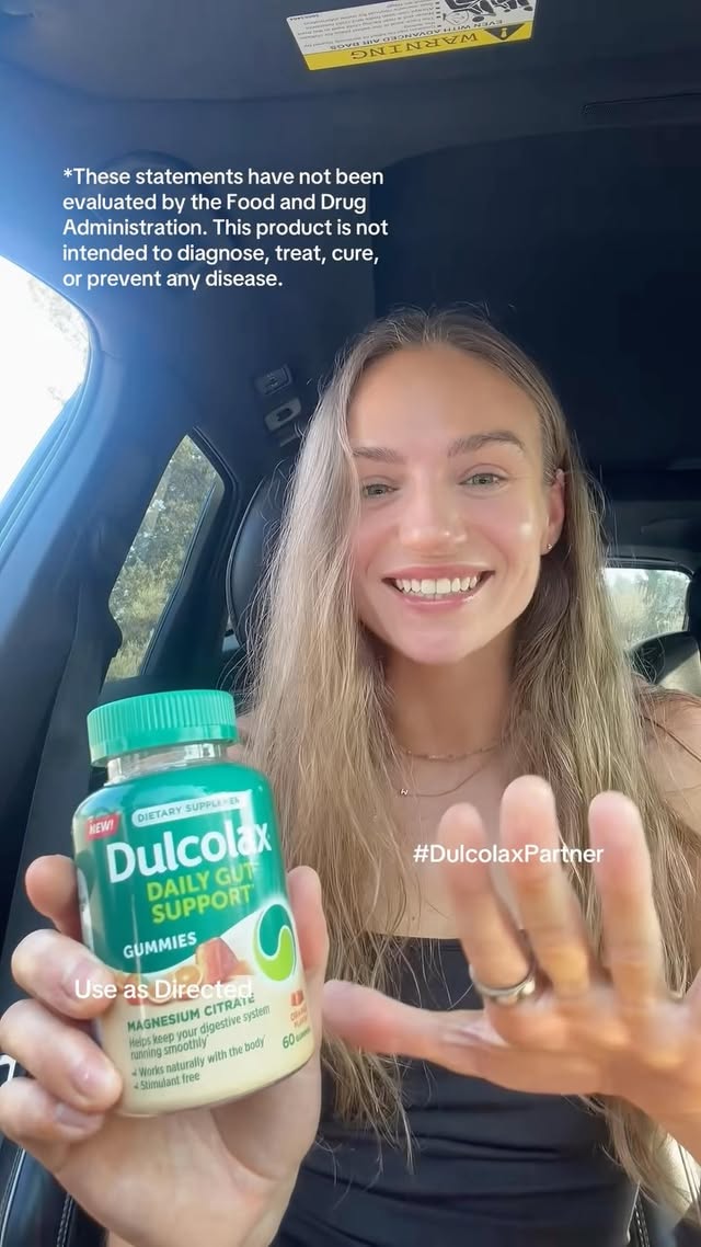 Instagram post by @_maisyh for Dulcolax. Caption reads: #DulcolaxPartner Did I mention how simple it is....
