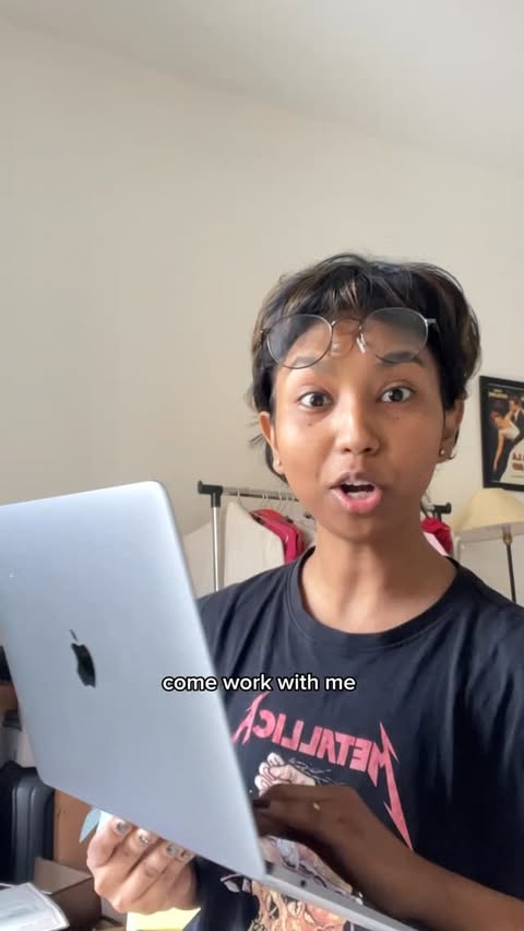 Instagram post by @shreeecreates for WeWork. Caption reads: @wework.in #ad #fypシ゚viralシfypシ゚ #fypvideo [...].