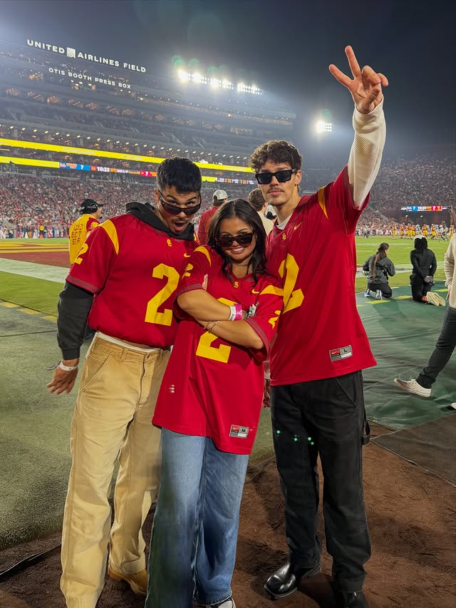 Instagram post by @thelegionusc for Tubi. Caption reads: sometimes you’re on the field and you gotta switch....