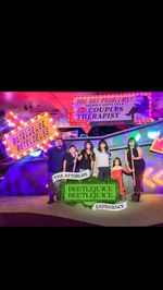 Instagram post by @princess.eva_ for Beetlejuice. Caption reads: [...] 🪲 We got to celebrate the release of....