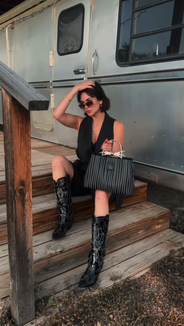 Instagram post by @lexiconofstyle for loungefly. Caption reads: haunting the desert in style 🖤 this Nightmare....