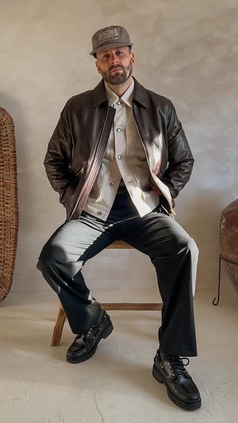 Instagram post by @thomas.m.lloyd for Paul Smith. Caption reads: 3 jacket rotation with @paulsmithdesign | AD
•
1.....