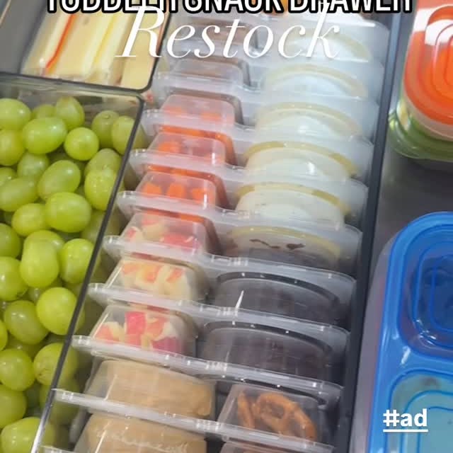 Instagram post by @feedingtinybellies for Amazon Fresh. Caption reads: Snack Drawer Restock #ad

Nothing can get my boys’....