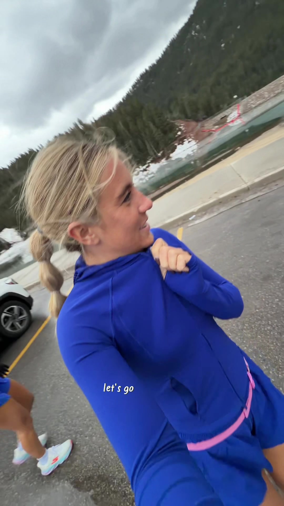 TikTok post by @lexilwatts for Waterboy. Caption reads: [...] #marathontraining #marathonrunner....