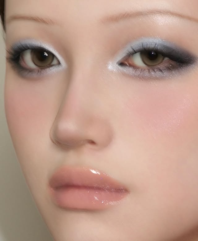 Instagram post by @dorotice5 for HERA. Caption reads: [...] all over face blush dawn pink....