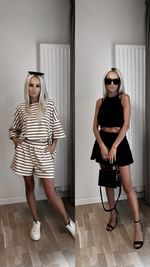 Instagram post by @tursonka for ClothStore. Caption reads: Summer outfit’s by Cloth.

🖤 komplet Tulum:....