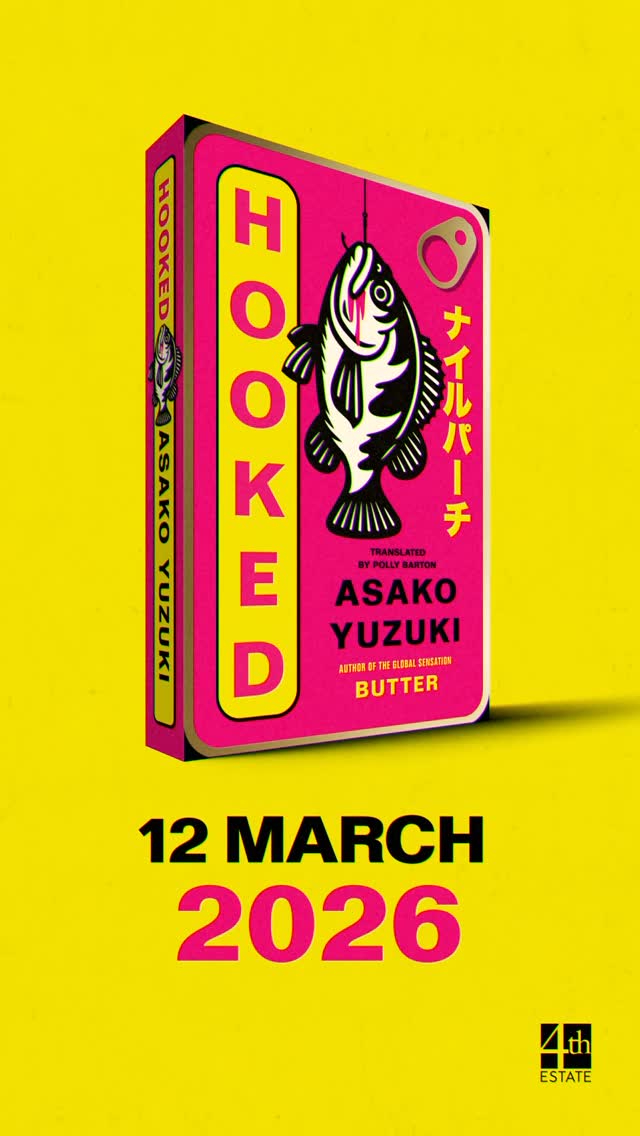 Instagram post by @4thestatebooks for HarperCollinsUK. Caption reads: We are beyond excited to announce HOOKED by....