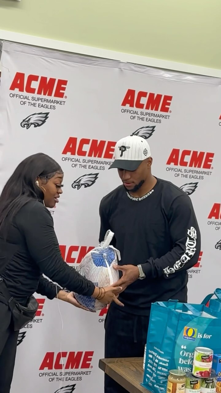 Instagram post by @erock_eagles for ACME Markets. Caption reads: The Eagles partnered with @acmemarkets and star....