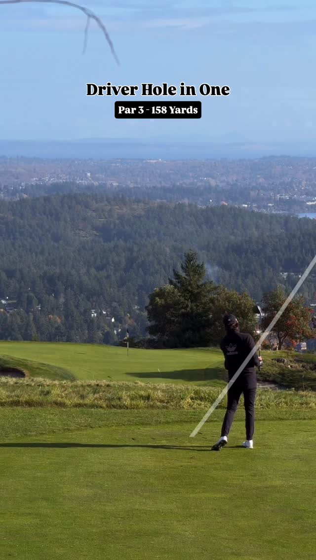 Instagram post by @macbouchergolf for TaylorMade Golf. Caption reads: Still can’t believe this went in. What’s next?....