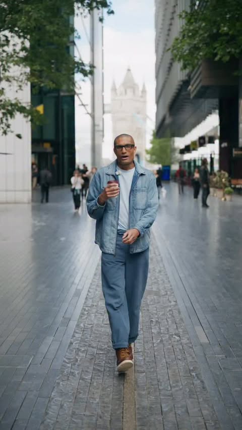 Instagram post by @iamrichieanderson for Vision Express. Caption reads: [...] my Ray-Ban Meta Optical glasses from....