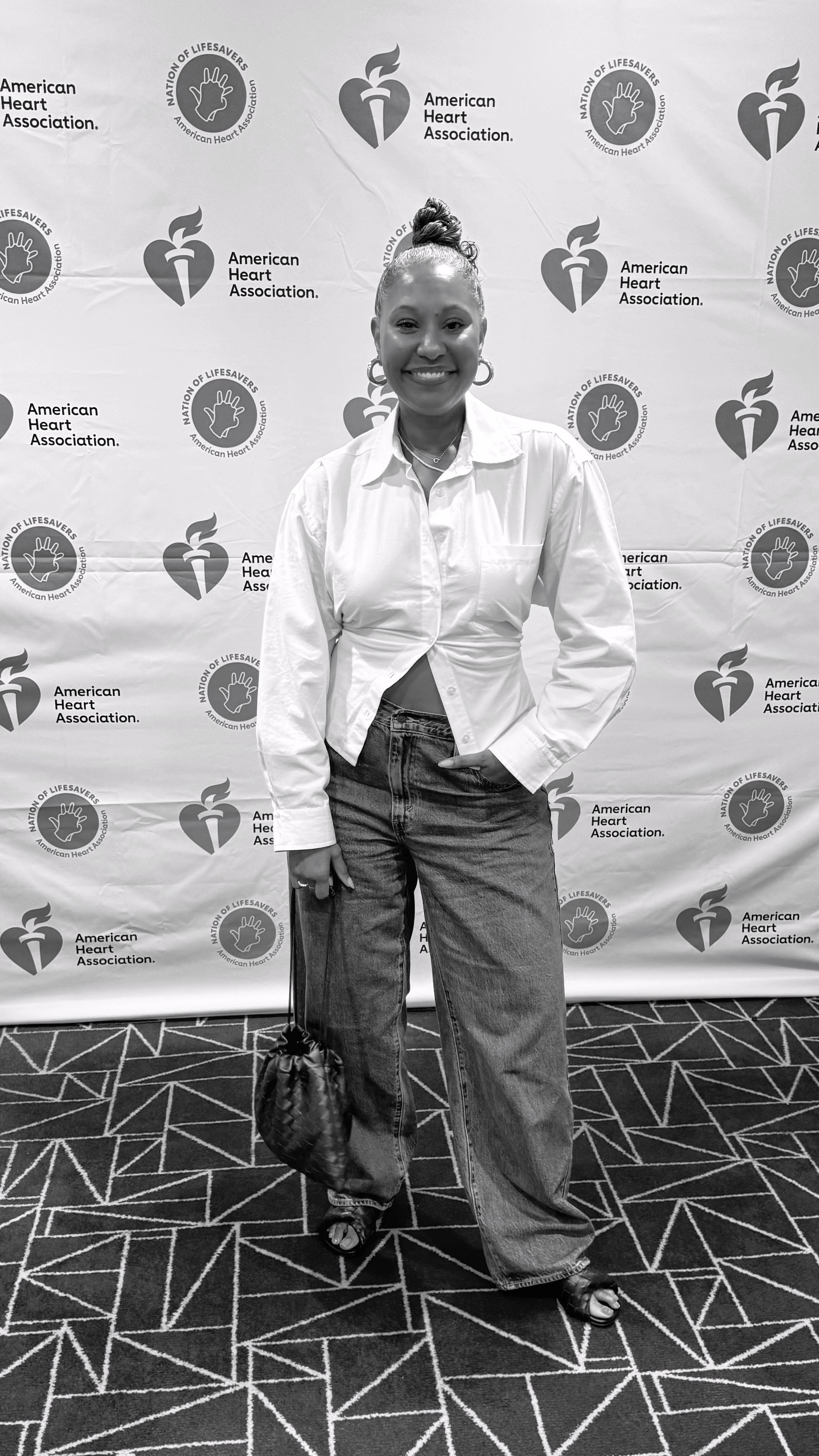 Instagram post by @thetennillelife_ for American Heart Association. Caption reads: Brekky date w/ heart ❤️ 

thank you for the CPR....