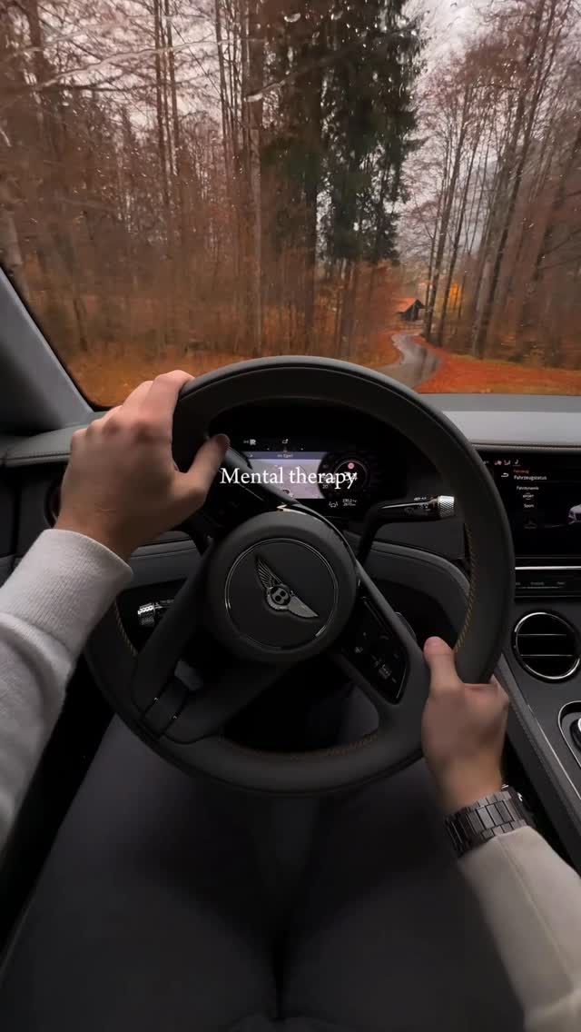Instagram post by @the.mattbook for Bentley Motors. Caption reads: [Ad] Mental Therapy with the Bentley Continental....