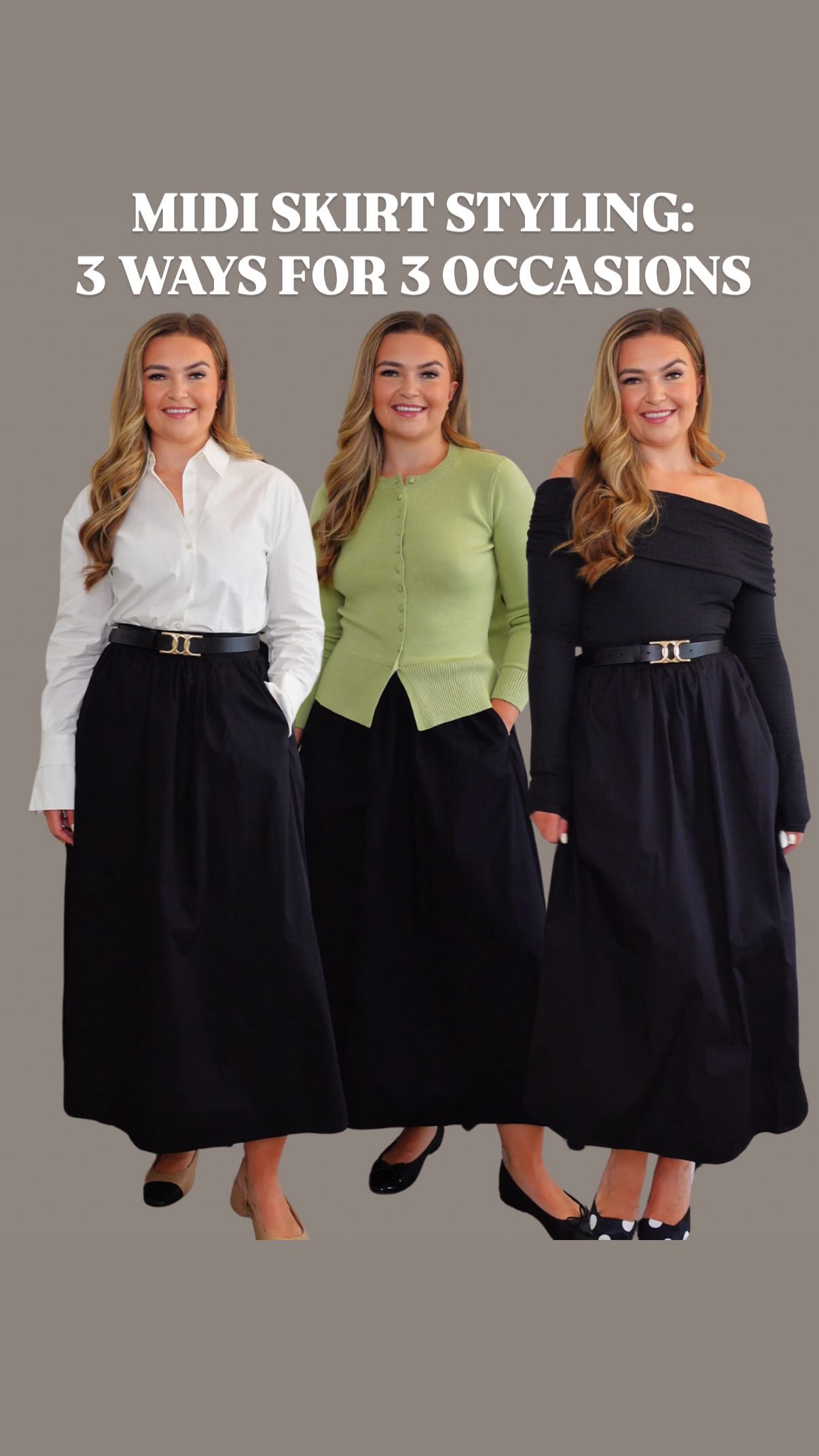 Instagram post by @oliviarosewardrobe for THREADBARE. Caption reads: [...] this year 👏🏻 and this one from....