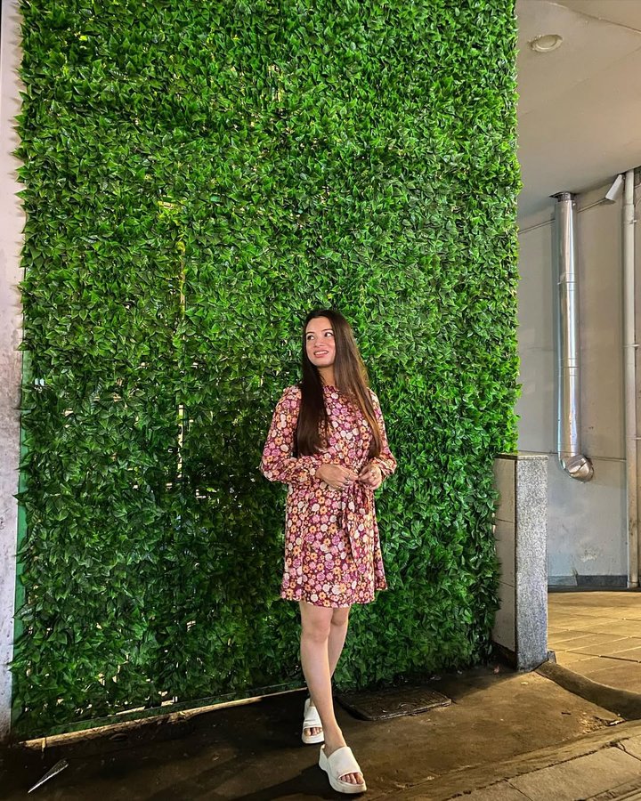 Instagram post by @anzilanaznin for Faballey. Caption reads: [...] get ready with summer fits from @faballey....