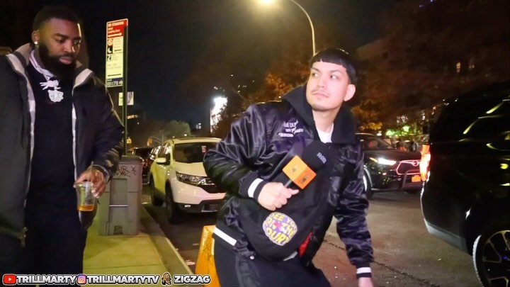 Instagram post by @trillmartytv for Zig-Zag. Caption reads: [...] full video link in bio Sponsored by:....