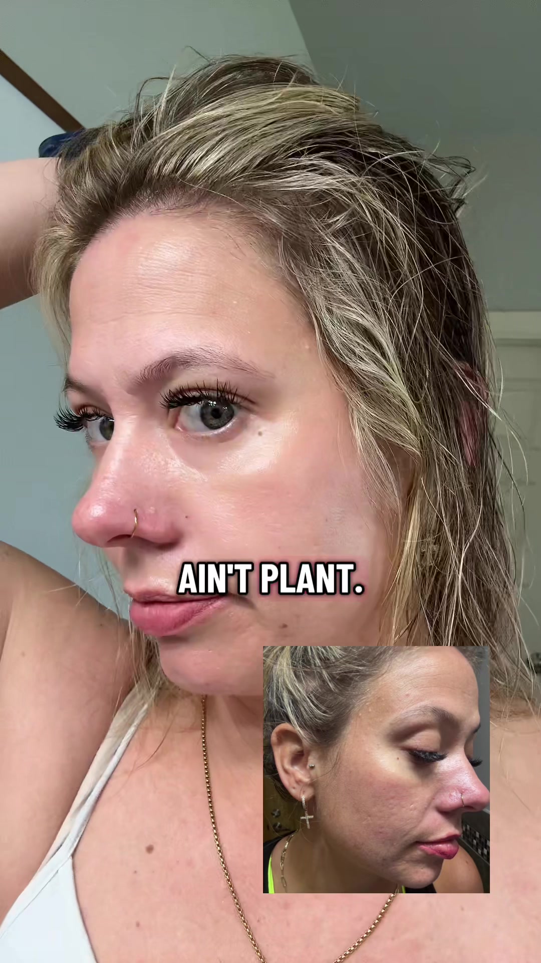 TikTok post by @lindseybreitzke for Elm Biosciences. Caption reads: Yes Martha!!! @Elm Biosciences this stuff is....