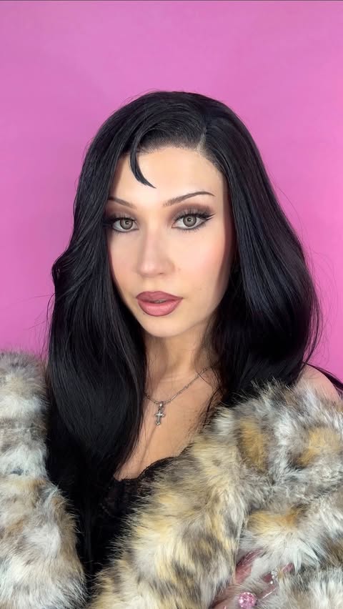 Instagram post by @pinjapotasev for LUMENE. Caption reads: [...] (mainos/saatu @nyxcosmeticsnordics ) Lumene....
