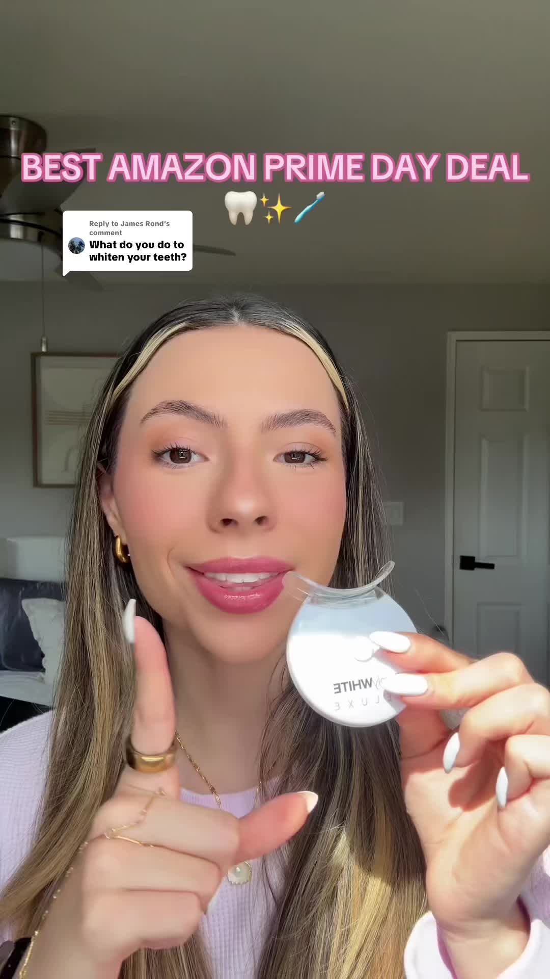 TikTok post by @melimartinii for PurelyWHITE DELUXE. Caption reads: @purelywhitedeluxe I’m obsessed 🤩 .