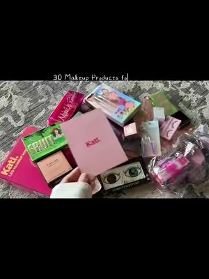 TikTok post by @sandhyagurung21 for Kati Beauty NYC. Caption reads: @Kati Beauty NYC 💗 #makeup #products #beginner.