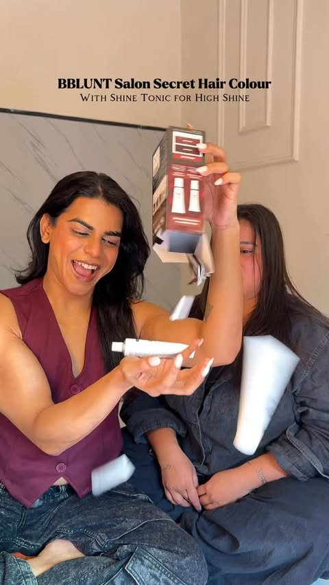 Instagram post by @theguyinaskirt for BBlunt. Caption reads: Omg no way I did this to her....